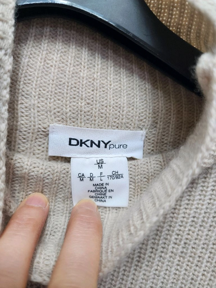 21년 DKNY 캐시울 폴라 니트원피스 이미지