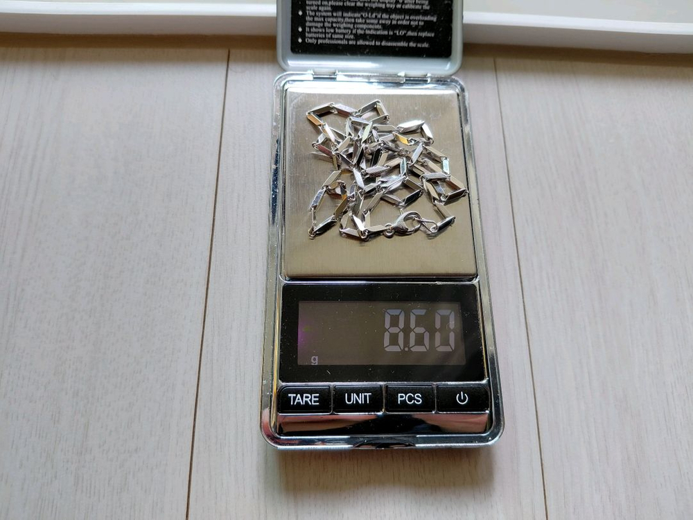 직거래] [대나무] 스타일 체인 925 은 목걸이--1