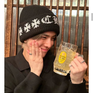 (세트)크롬하츠 박대디캐시미어 & 십자가 모자(백화점 구매)