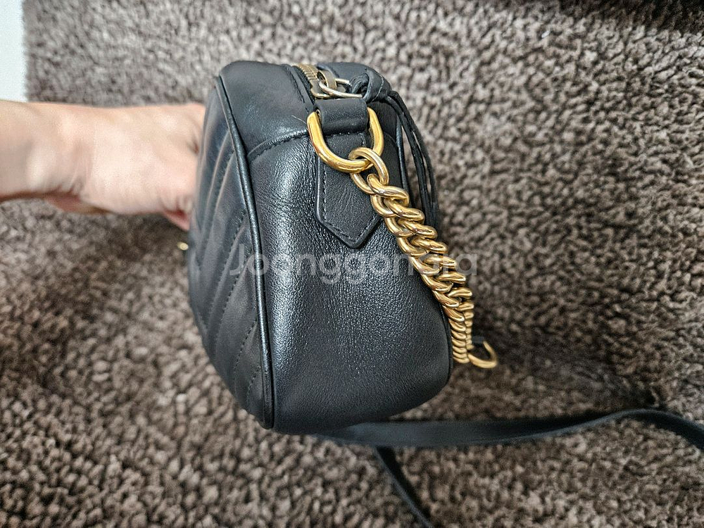 구찌 마몬트 마틀라세 스몰 크로스백--2