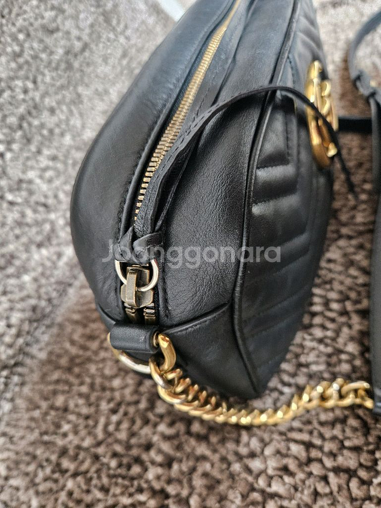 구찌 마몬트 마틀라세 스몰 크로스백--7