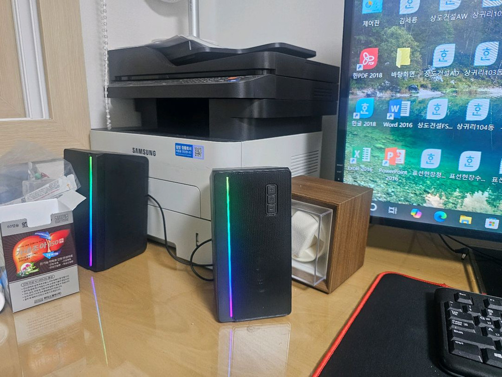 컴퓨터 본체 i5-7500 RAM 16GB SSD 120GB--7