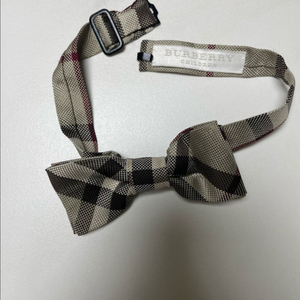 버버리 체크 리본 넥타이 세트