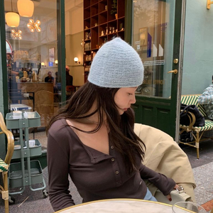 마그넷아카이브 picot henly top 브라운