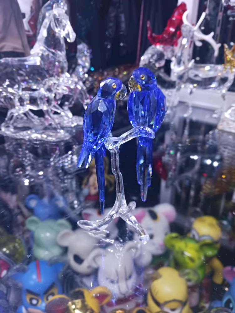 스와로브스키 동물 피규어들--8