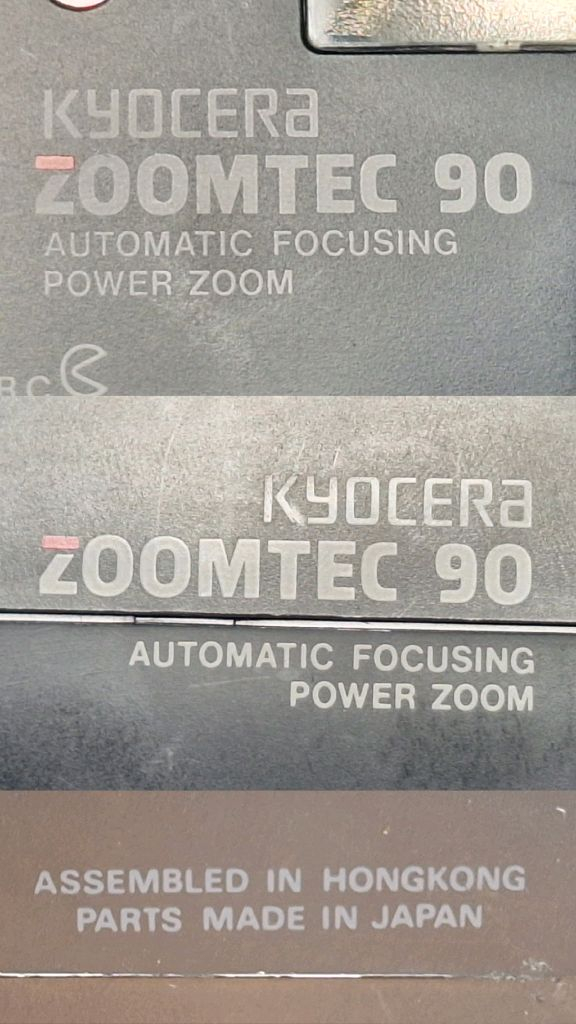 교세라 zoomtec 90/ 38-90mm 필름카메라 빈티지 레트로 로모 앤틱 y2k 일본 감성 필카 촬영 사진--9