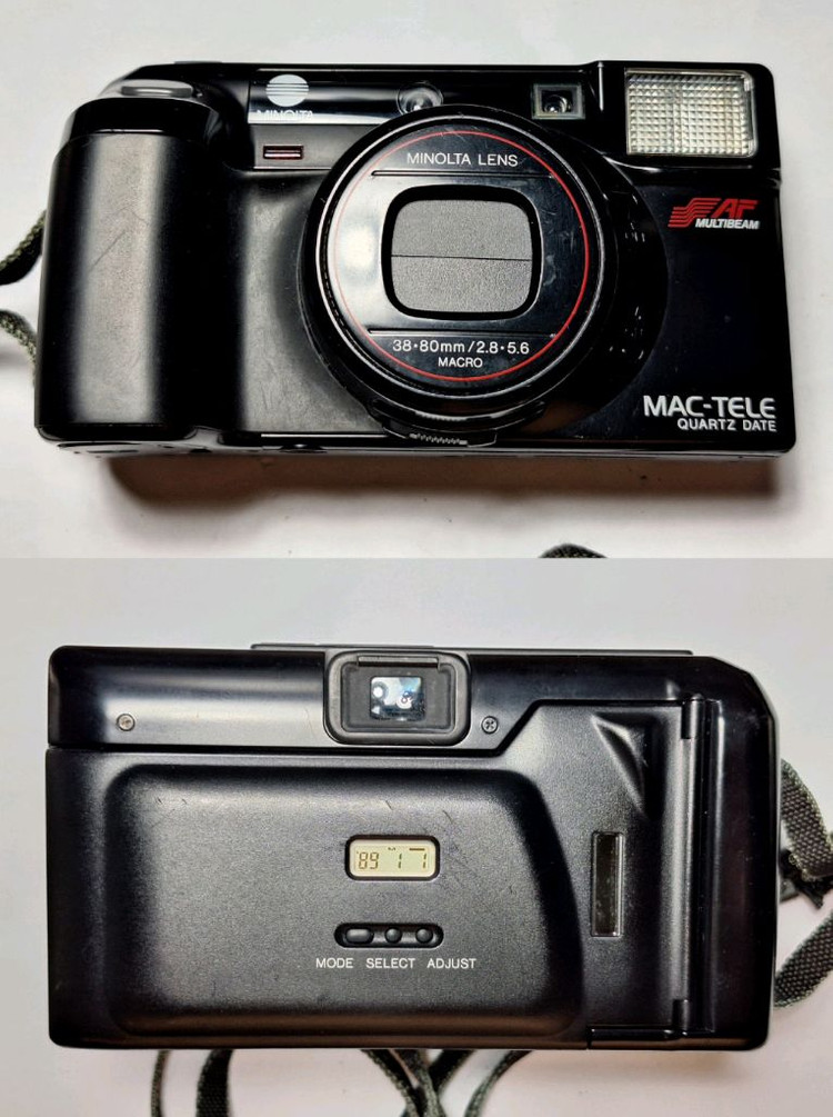 미놀타 Mac-Tele 35-80mm 필름카메라 빈티지 레트로 로모 앤틱 y2k 일본 감성 필카 촬영 사진--6