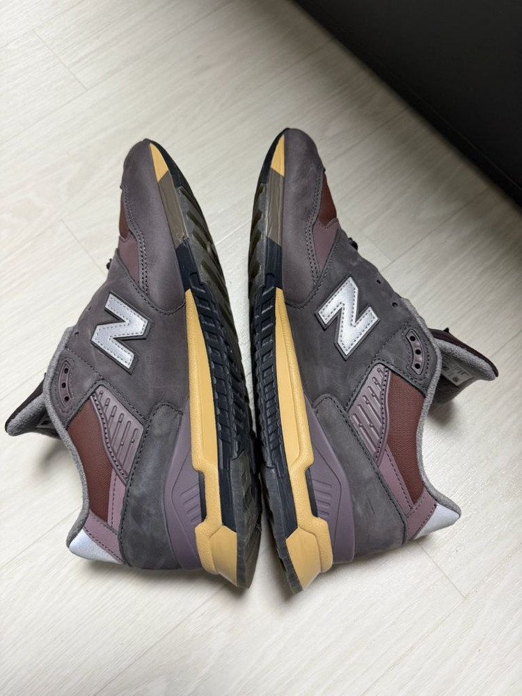 [290] 뉴발란스 x 스톤 아일랜드 998 메이드 인 USA 모브 딥 플럼--3