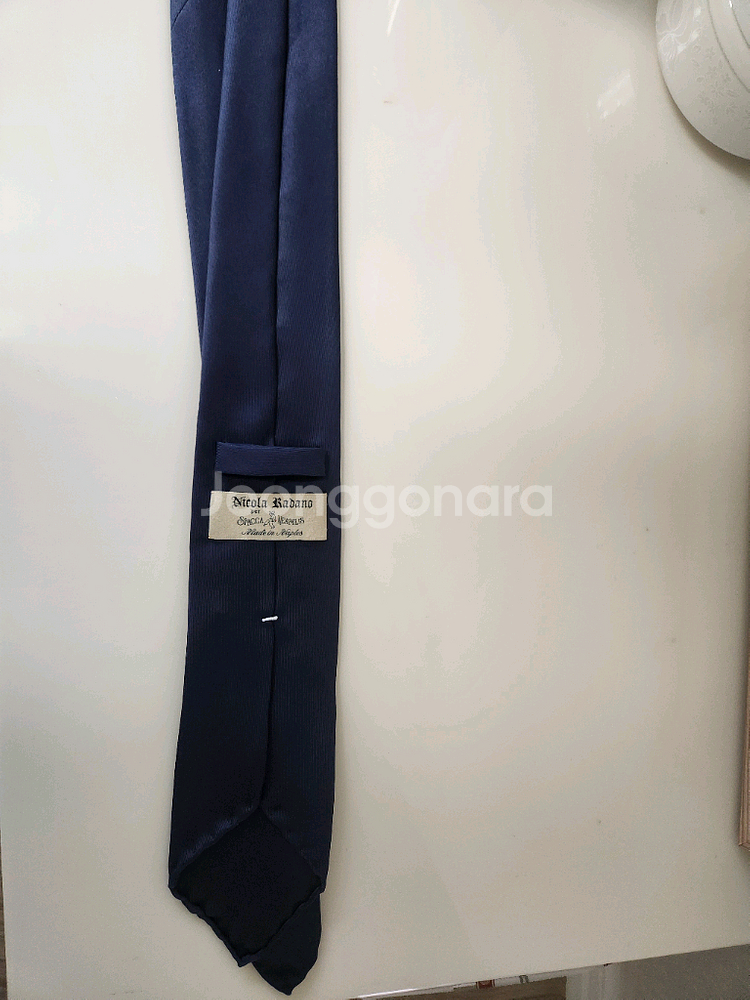 스파카나폴리 네이비 넥타이--1