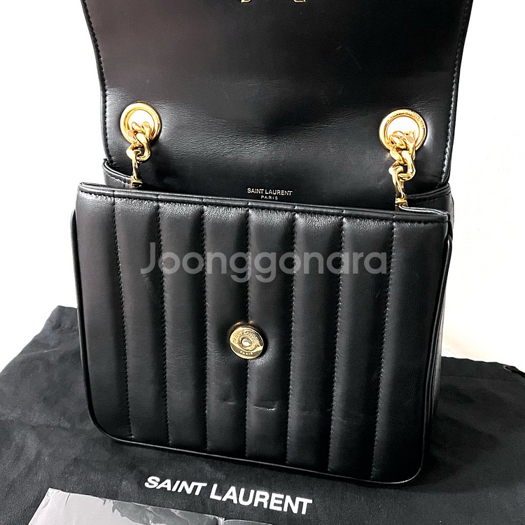 [A급/정품] 생로랑 비키 체인 크로스백 가방 블랙--5