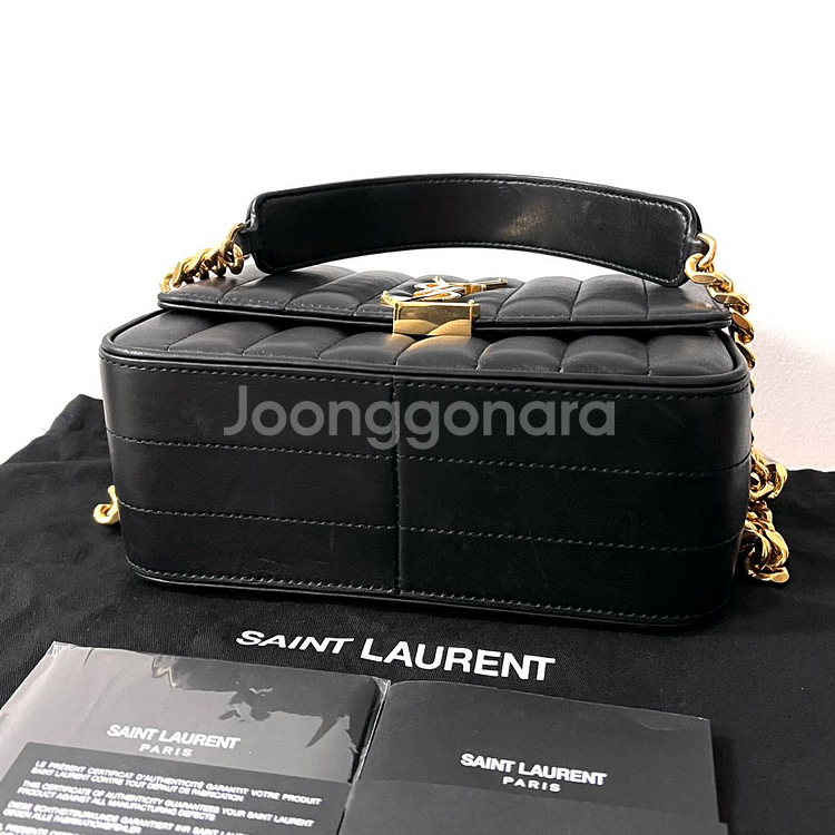 [A급/정품] 생로랑 비키 체인 크로스백 가방 블랙--8