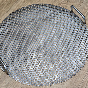 [캠핑용품] 원형 바베큐용 야외 석쇠 불판 고기판 이미지