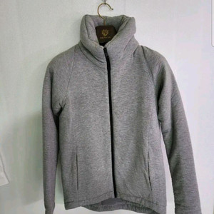 theory 여성 그레이 하이넥 집업 자켓/총장63/가슴44/44~55