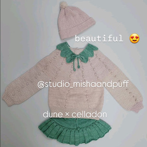 미샤앤퍼프 실로 뜬 마미앤퍼프 4-6y