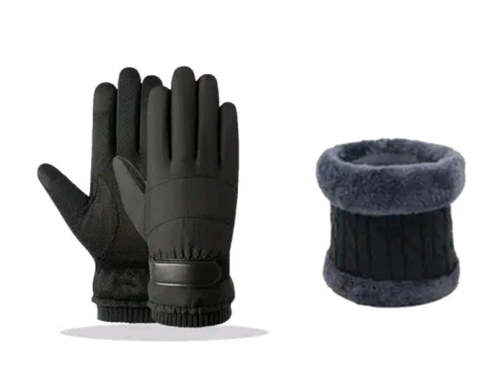 새상품 스마트 터치 방한 장갑 넥워머 2종 11500 택포--2