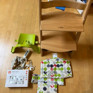 스토케 트립트랩 + 베이비세트 + 하네스 + 쿠션 2종 일괄