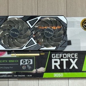 갤럭시 갤리즈 RTX3050 EX Black OC D6 8GB
