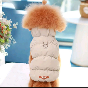 5 - 7 kg 마카롱컬러 패딩조끼 강아지옷
