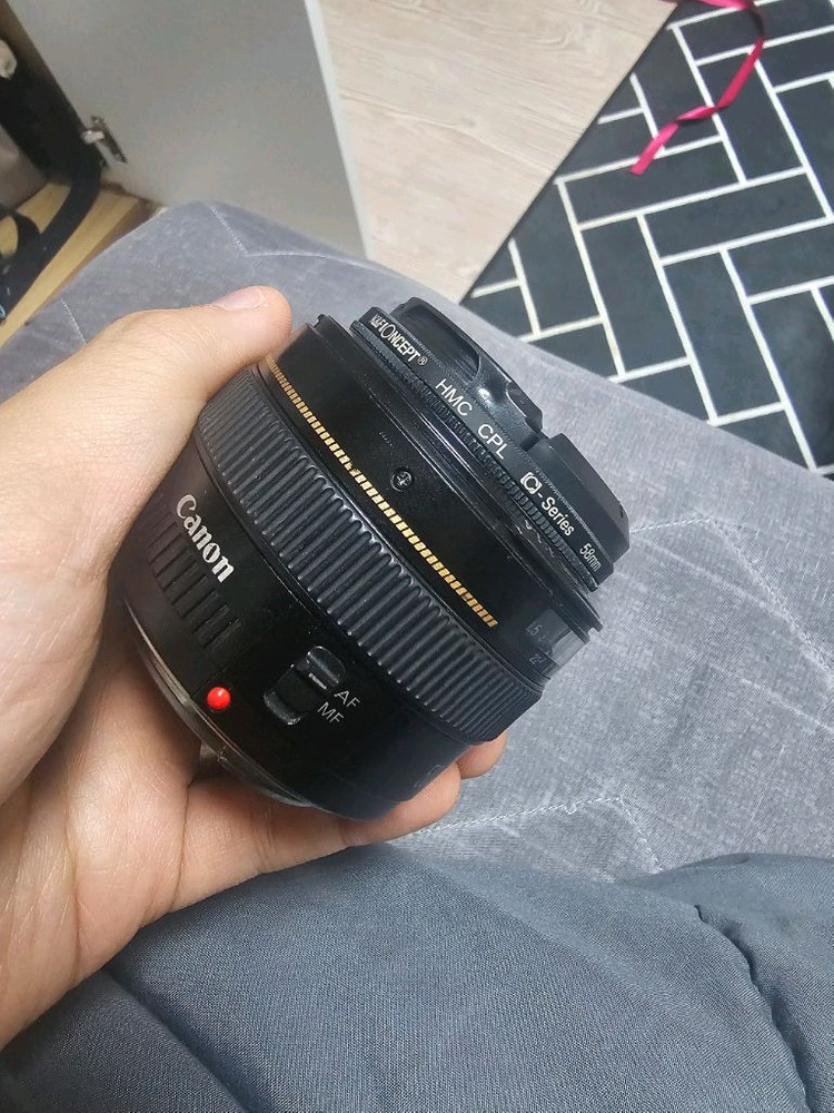 캐논 EF 50MM 1.4 오점사 렌즈 싸게 판매합니다 이미지