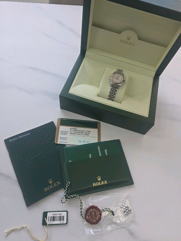 롤렉스26 텐포인트 신형 데이저스트 화이트골드 시계 이미지