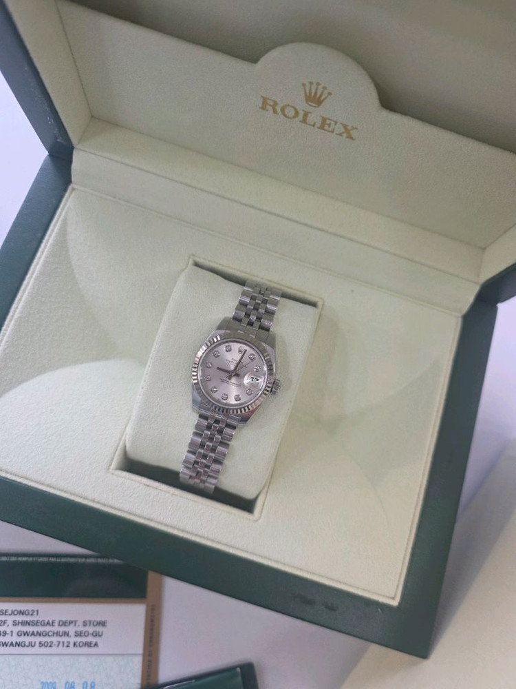 롤렉스26 텐포인트 신형 데이저스트 화이트골드 시계 이미지