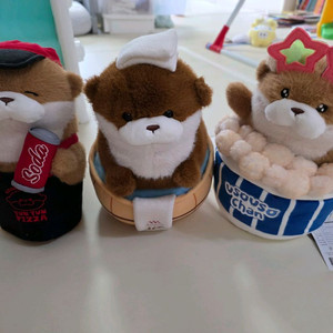 우소우소짱 27센치 새상품 팝콘 온천 콜라 3종