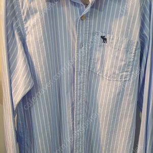 아베크롬비 면스트라이프 셔츠 100.105