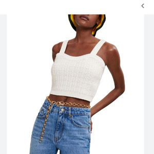 maje 마쥬 크롭 뷔스티에 니트 탑 2 사이즈 정품