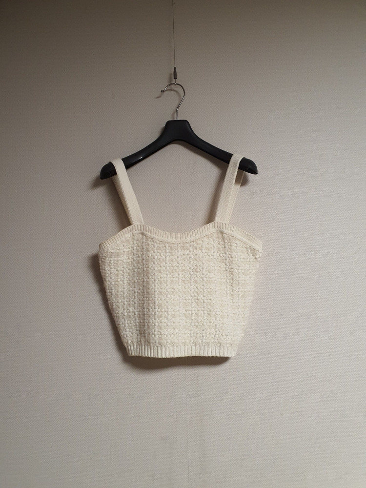 maje 마쥬 크롭 뷔스티에 니트 탑 2 사이즈 정품--3