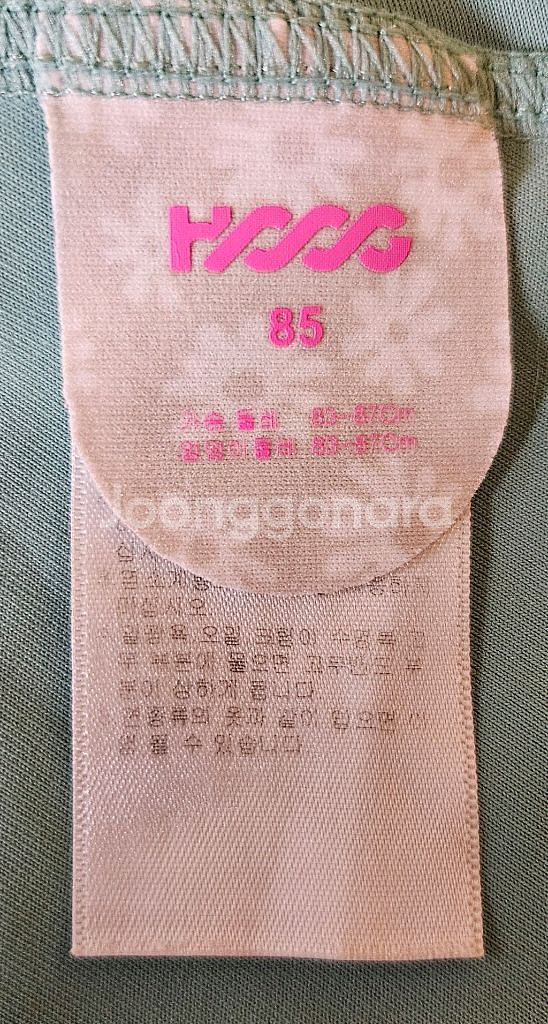 후그 키즈 퍼니베리 더블스트랩 엑스백 올리브 키즈수영복 85사이즈--7