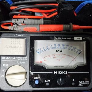 절연저항계 히오끼 IR4014-10 메가옴 하이테스터 이미지
