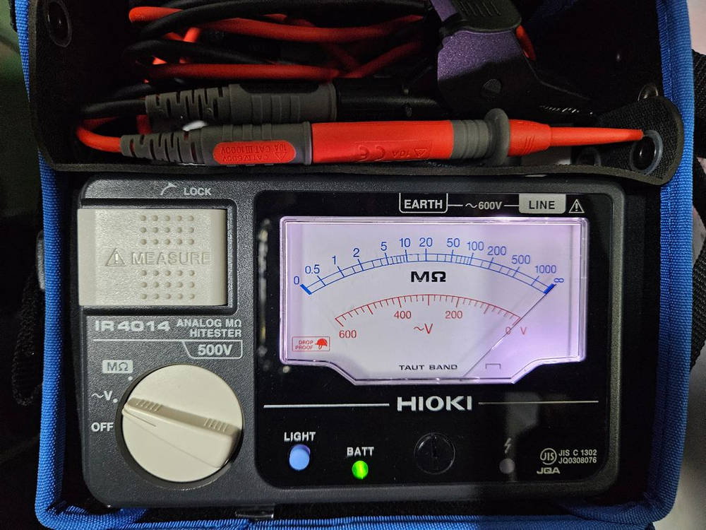 절연저항계 히오끼 IR4014-10 메가옴 하이테스터 이미지