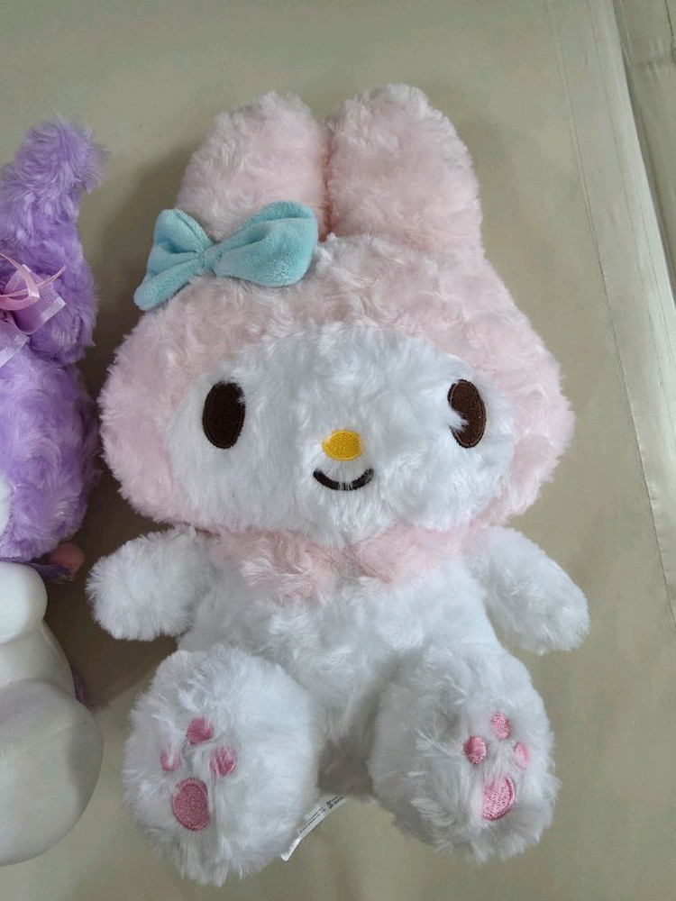 산리오 마이멜로디 쿠로미 인형2개일괄 새상품 이미지