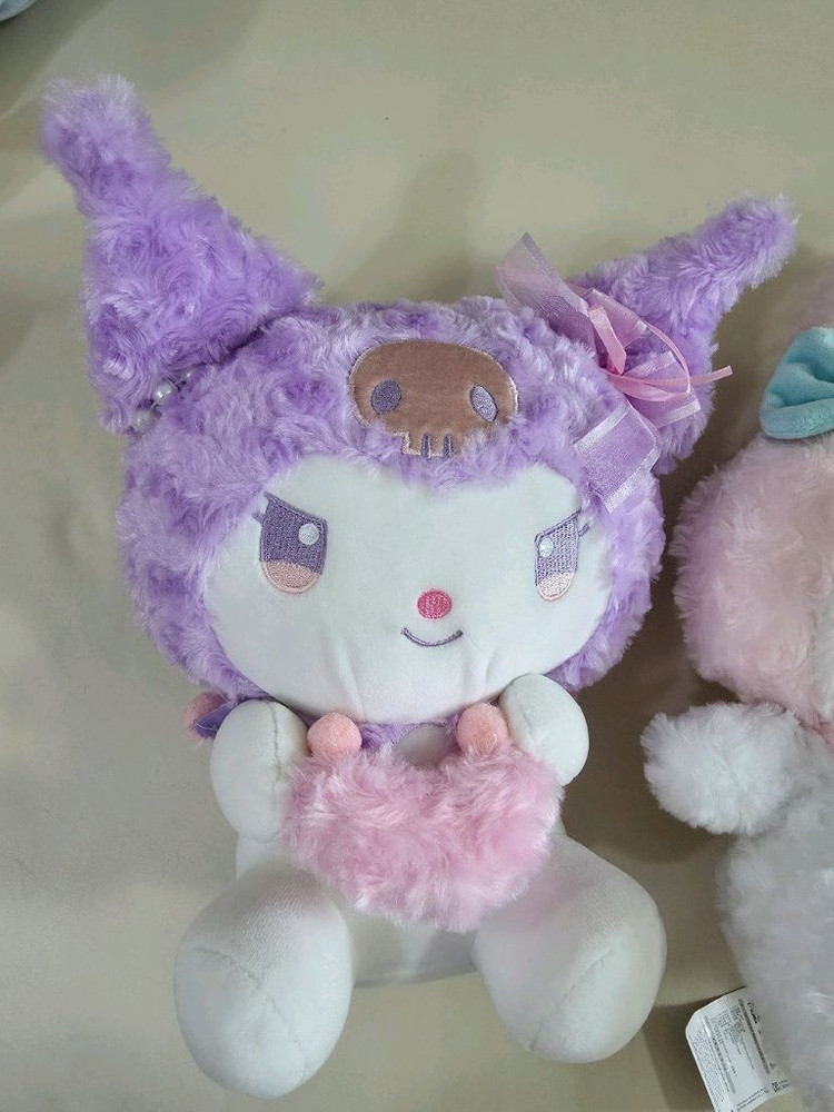 산리오 마이멜로디 쿠로미 인형2개일괄 새상품 이미지