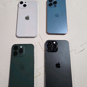 아이폰 목업폰 목각폰(모형)4개일괄