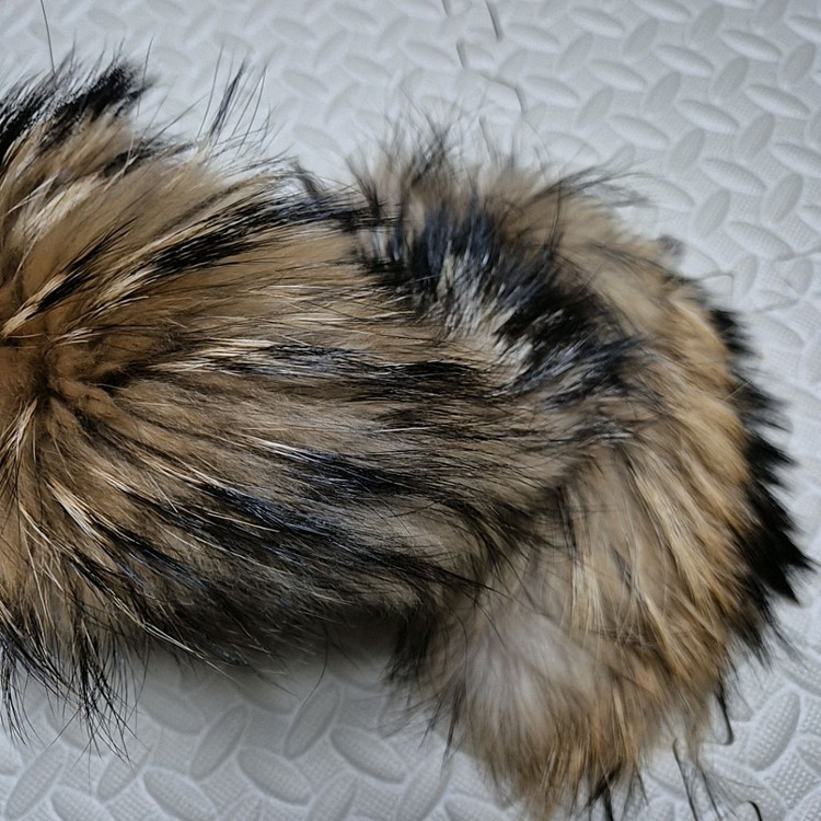 진도 모피 라쿤퍼 목도리 이미지