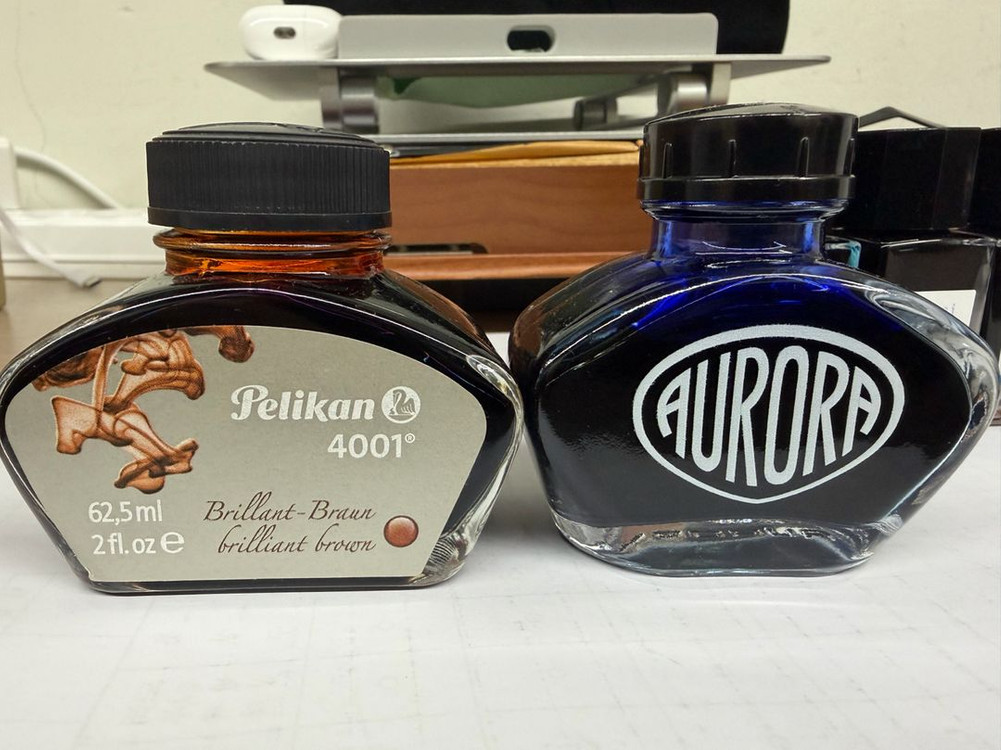 만년필잉크 블루(파카,오로라)--1