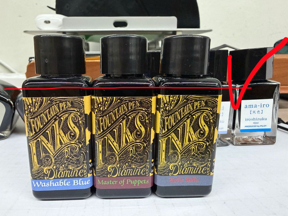 만년필잉크 블루(파카,오로라)--3