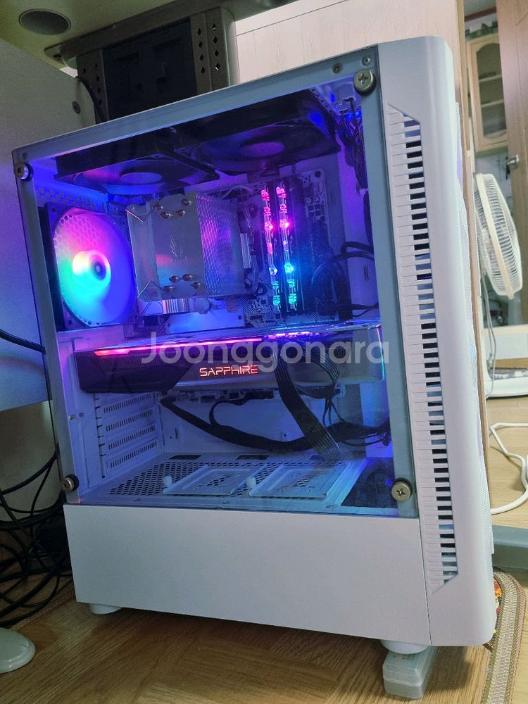 컴퓨터본체5700x3d+LG27모니터--1