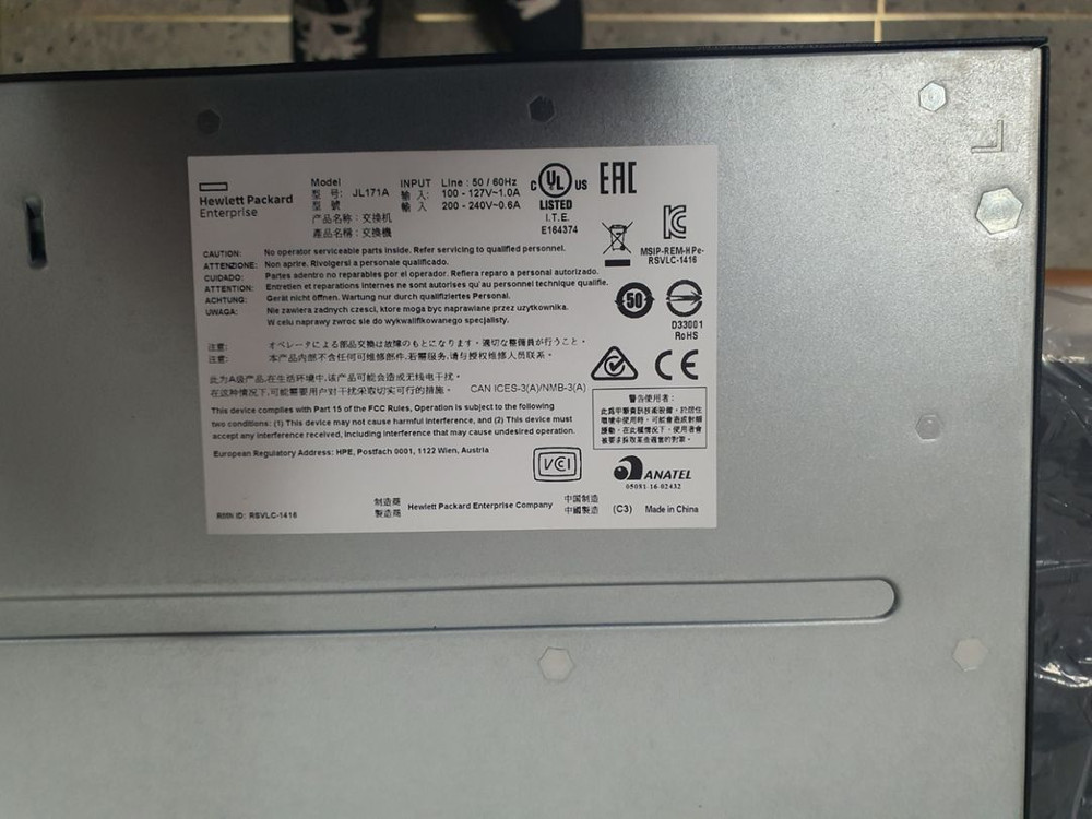 HP 48포트 10G 스위치허브 팝니다 (JL171A) 2개 일괄--1