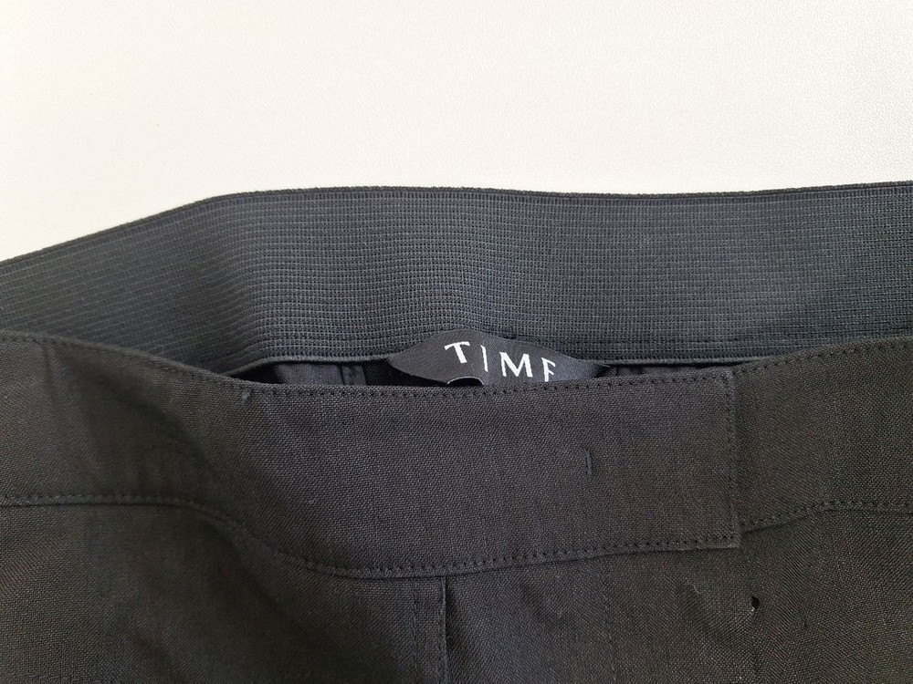 한섬 타임 23년 밴딩 와이드 팬츠--2