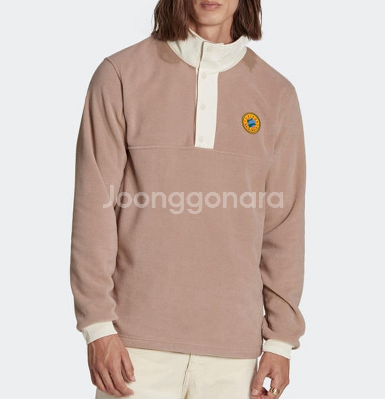 아디다스 베이지색 후리스 M사이즈--2