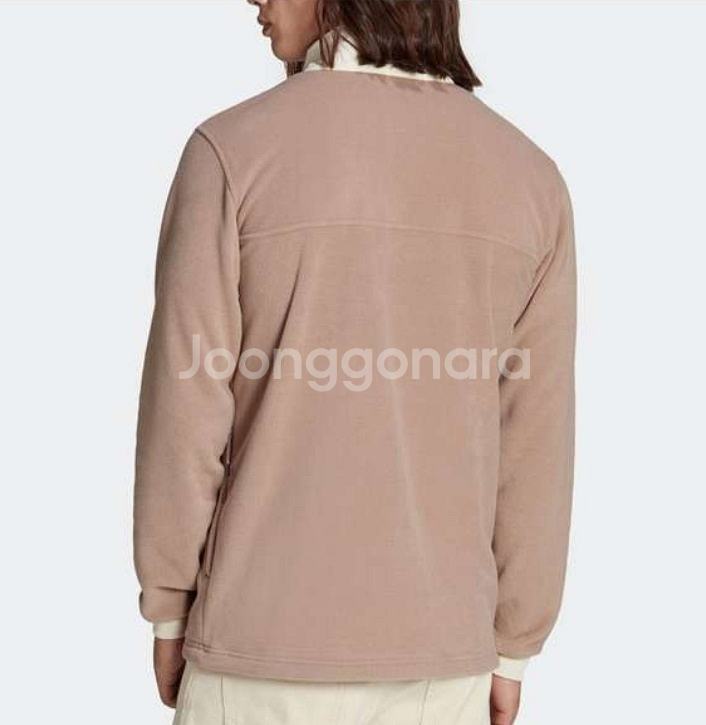 아디다스 베이지색 후리스 M사이즈--1