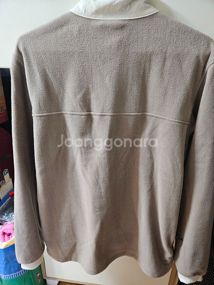 아디다스 베이지색 후리스 M사이즈--6