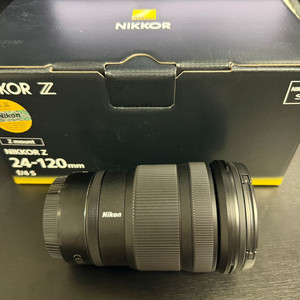 니콘 렌즈 NIKKOR Z 24-120mm f/4 판매합니다. MCUV 필터 포함