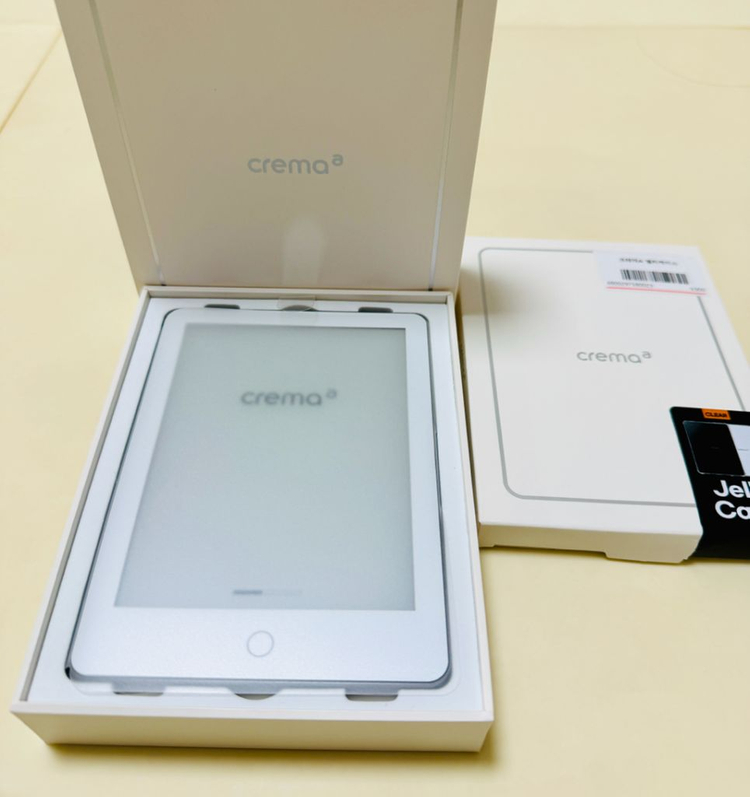 11월 구매 신품 크레마A 전자책 리더기 + 젤리케이스--3