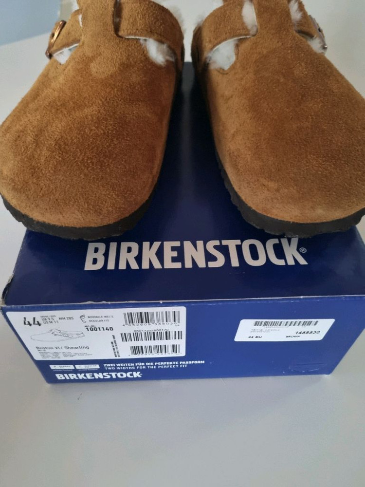 정품 버켄스탁 보스턴 퍼 시어링 밍크 44 (US11)--2