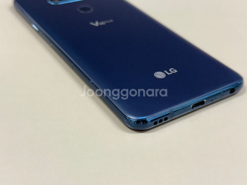 ​​(7만원)LG V40 블루 128G 미파손 깨끗한 단말기 실사용 추천--7