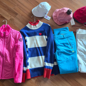 헤지스 & 르꼬끄 겨울골프웨어.모자