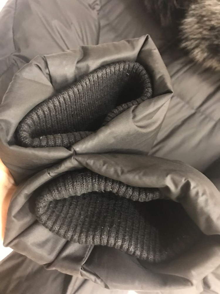 구스80%여성 구스 롱패딩 리얼 폭스퍼 블랙--2